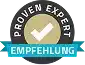 Proven-Expert Empfehlungssiegel – geprüfte Kundenbewertungen
