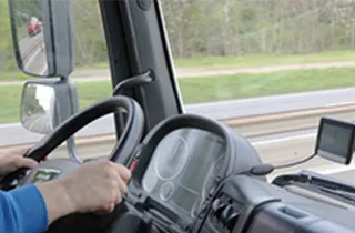Fahrer und LKW Berlin